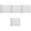 4Pcs Eva Reptile Bedding Carpet White for Lizard Tanks 5