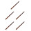 5Sets Bamboo F Key Short Flute Durable Beginner Woodwind 5