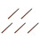 5Sets Bamboo F Key Short Flute Durable Beginner Woodwind 7
