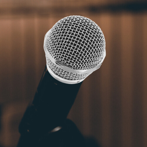 Compact Metal Microphone Grille, Silver, Ideal for Ktv and Studios, 2