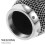 Compact Metal Microphone Grille, Silver, Ideal for Ktv and Studios, 4