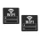 2Pièces Décor Mural Noir Signal WiFi Pour Commerce 6