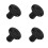 4Pcs Plastic Rv Water Fill Inlet Black for Pipe Installation 6