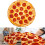 Κουβέρτα πίτσας AUQ Pepperoni – Αστεία θήκη φαγητού διπλής όψης, συμβατή με δώρα White 6