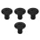 4Pcs Plastic Rv Water Fill Inlet Black for Pipe Installation 8