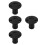 4Pcs Plastic Rv Water Fill Inlet Black for Pipe Installation 9