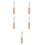 5Pièces Outil Réparation Pointe Queue Billard Pool Snooker 4