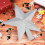 Christmas star tree topper glittered 8 inch 5
