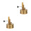 2Pièces Torche Gaz Cuivre Durable Pour Laboratoire Bijouterie 9