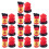 80Pièces Mini Extincteurs Rouges Résine Pour Scènes Miniature Et Décor 3