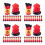 80Pièces Mini Extincteurs Rouges Résine Pour Scènes Miniature Et Décor 9
