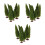 36Pcs Green Miniature Pine Trees Wire Nylon Sponge Model Train Scenery 4