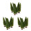 36Pcs Green Miniature Pine Trees Wire Nylon Sponge Model Train Scenery 5