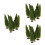 36Pcs Green Miniature Pine Trees Wire Nylon Sponge Model Train Scenery 7