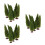 36Pcs Green Miniature Pine Trees Wire Nylon Sponge Model Train Scenery 9