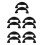 5Pairs Black Skateboard Deck Protection Guards Shock Absorbing Design 5