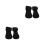 2Pcs Anti-Sweat Pull Up Grip Gloves Black Unisex Adjustable Non-Slip 8
