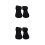2Pcs Anti-Sweat Pull Up Grip Gloves Black Unisex Adjustable Non-Slip 9