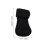 2Pcs Anti-Sweat Pull Up Grip Gloves Black Unisex Adjustable Non-Slip 10