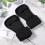 2Pcs Anti-Sweat Pull Up Grip Gloves Black Unisex Adjustable Non-Slip 11