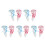 10Pcs Assorted Jellyfish Fish Tank Decorations Durable Plastic Models 8