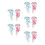 10Pcs Assorted Jellyfish Fish Tank Decorations Durable Plastic Models 10