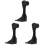 3Pcs Black ABS Binocular Adapter Tripod Holder for Telescope Mount 4