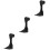 3Pcs Black ABS Binocular Adapter Tripod Holder for Telescope Mount 7