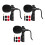 3Pcs Lavalier Mic Clip-on Mini Microphone Black for Computer Recording 10