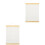 2Pcs Multi Color Canvas Sheets with Wooden Frame for DIY Painting Use 5