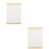 2Pcs Multi Color Canvas Sheets with Wooden Frame for DIY Painting Use 8