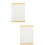 2Pcs Multi Color Canvas Sheets with Wooden Frame for DIY Painting Use 9