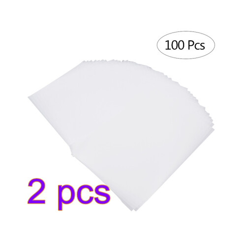 200Pièces Papier Pour Tracé Durable Transparent 2
