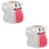 2Pcs Cute Cartoon Ghost Mug Halloween Themed White Ceramic Cup 8