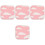 4Pcs Comfortable Pink Reusable Training Pads for Puppy Rabbit Cage 5