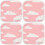 4Pcs Comfortable Pink Reusable Training Pads for Puppy Rabbit Cage 7