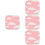 4Pcs Comfortable Pink Reusable Training Pads for Puppy Rabbit Cage 8