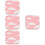 4Pcs Comfortable Pink Reusable Training Pads for Puppy Rabbit Cage 9