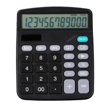 12-stelliger Tischrechner mit LCD-Display 153x120x50mm