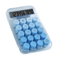 Süßer Desktop-Rechner Blau 95x150mm AA-Batterie