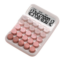Süßer Taschenrechner, 12-stellig pink, 16 x 11,5 x 3 cm
