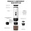 Bærbar espressomaskine, 24 cm, 90 ml, 2600 mAh 3