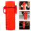 6Pcs Durable Red Plastic Lighter Holder Protective Case for Travel 11