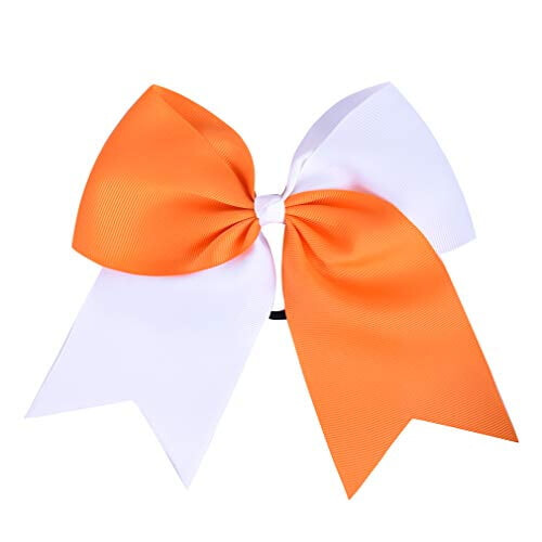 12er-Pack große Cheerleader-Schleifen für Mädchen, Glitzergold, 18 cm 1