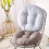 Rond polyester vloerkussen 18,9 x 18,9 x 4 inch 2