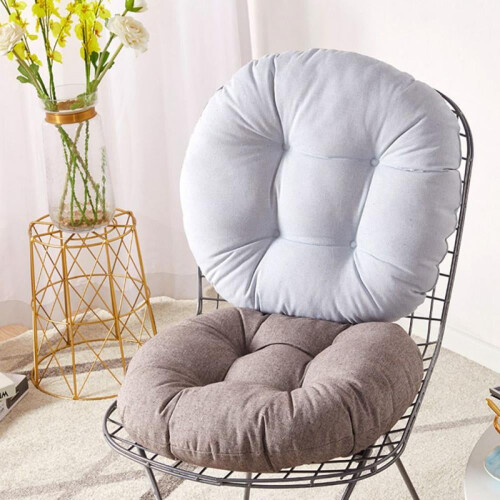 Rond polyester vloerkussen 18,9 x 18,9 x 4 inch 1