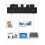 Kit de microfone condensador V8S com placa de som e tripé. 6
