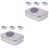 8 Tinplate Storage Case Bulk Biscuit Tins Christmas Cookie 5