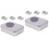 8 Tinplate Storage Case Bulk Biscuit Tins Christmas Cookie 6