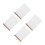 4Pcs Acrylic Table Sign Holders with Stable Wood Base for Menu Display 7